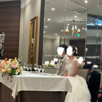 披露宴会場高砂です