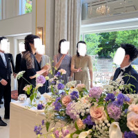 披露宴会場高砂です