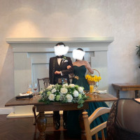 披露宴会場、高砂正面です