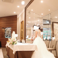 披露宴会場高砂です