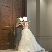 披露宴会場扉前です