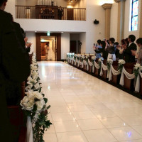 チャペルのバージンロードです