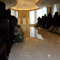 挙式会場バージンロードです