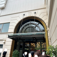 ガーデンです。披露宴会場側です。