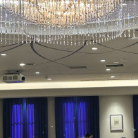 披露宴会場お色直し後カーテンです