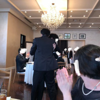 披露宴会場です