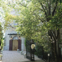 披露宴会場（ル・トリアノン）までの道です