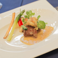 アニバーサリーコース　メインの黒毛和牛とフォアグラです