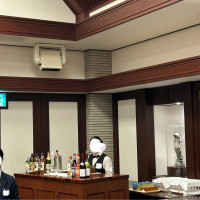 披露宴会場「翠鳴館」ドリンクコーナーです