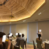 披露宴会場です