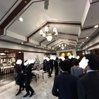 披露宴会場「翠鳴館」ウェルカムスペースです