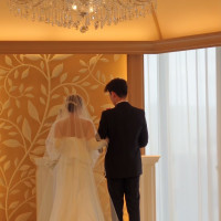 挙式会場、誓いの言葉です