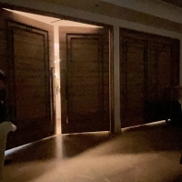 披露宴会場扉前です