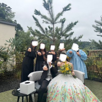 披露宴会場直結のガーデンです