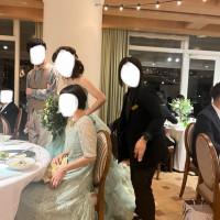 披露宴会場横です