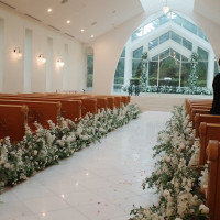 挙式会場バージンロードです