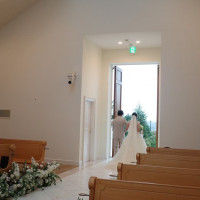 挙式会場扉前です