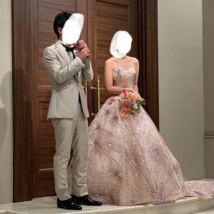 お色直し後カラードレスです|772949さんのアートグレイス フォレスト迎賓館の写真(2576125)