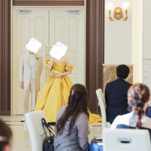 披露宴会場入口です|772949さんの仙台ゆりが丘マリアージュアンヴィラの写真(2549211)