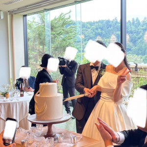 ケーキ入刀です|772949さんの青龍荘の写真(2576091)