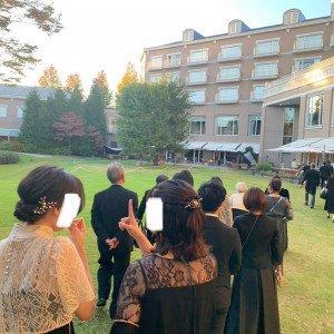 披露宴会場までの道、ガーデンです|772949さんの仙台ロイヤルパークホテルの写真(2575272)