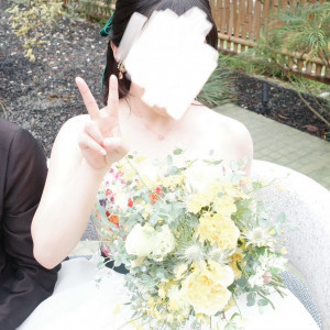 新婦ドレスとブーケです|772949さんの青龍荘の写真(2576086)