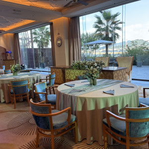 ブルーの椅子が魅力的だと思いました。|772984さんのグランドプリンスホテル広島の写真(2547187)