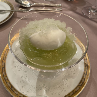 メロンを使用したデザート