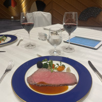 ローストビーフ、ワイン