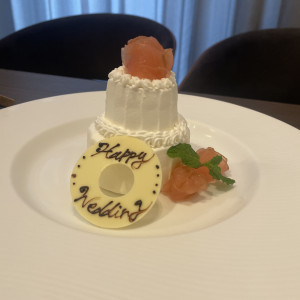 ミニウェディングケーキ|773005さんのザ マグナス 東京(THE MAGNUS TOKYO)の写真(2619184)