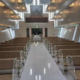 チャペルの檀上からの見え方