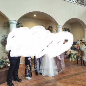 ウェルカムパーティ後の写真撮影、映えスポットいっぱい|773054さんの18（アンウィット）Produced by Casa d' Angelaの写真(2550396)