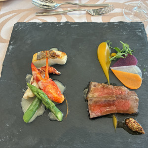 お肉とお魚料理|773065さんのシェラトン・グランデ・トーキョーベイ・ホテルの写真(2547874)