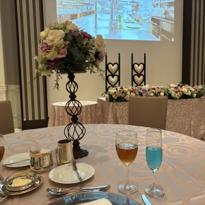 テーブルの上の花も様々です|773065さんのシェラトン・グランデ・トーキョーベイ・ホテルの写真(2547868)