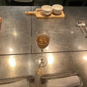 披露宴見学時にいただけるウェルカムスパークリングワイン|773091さんのヴィラ・デ・マリアージュ高崎の写真(2552480)