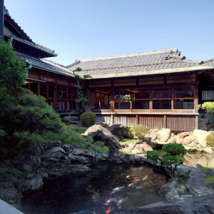 披露宴会場から見える日本庭園です|773114さんの葵庭園の写真(2553551)