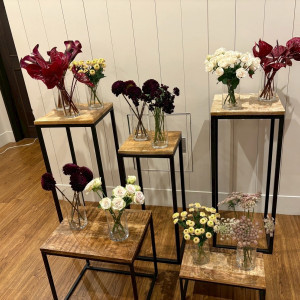 フラワーブッフェのお花|773118さんのInStyle wedding KYOTO/テイクアンドギヴ・ニーズウェディングの写真(2548073)