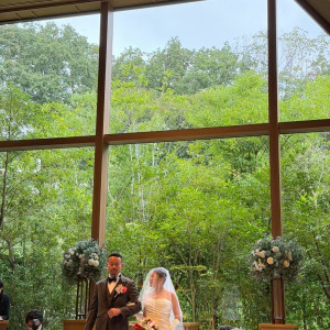 チャペル雰囲気|773121さんのヒルサイドクラブ迎賓館(八王子)/テイクアンドギヴ・ニーズウェディングの写真(2548135)