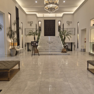 チャペル前の階段