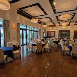 小さい方の披露宴会場。80名まで収容可能。|773172さんのアイネス ヴィラノッツェ オーシャンポートサイド（クラウディアホールディングスグループ）の写真(2548417)