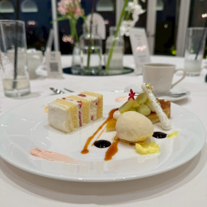 デザート|773183さんのベイサイド迎賓館(和歌山)/テイクアンドギヴ・ニーズウェディングの写真(2548569)