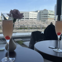 夫婦へのウェルカムドリンク