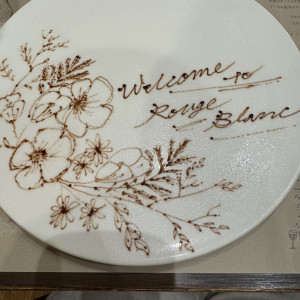 試食の際のプレート|773224さんのRouge Blanc（ルージュ：ブラン）●BRASSグループの写真(2548968)