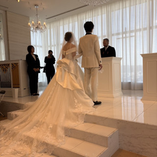 挙式の写真です。