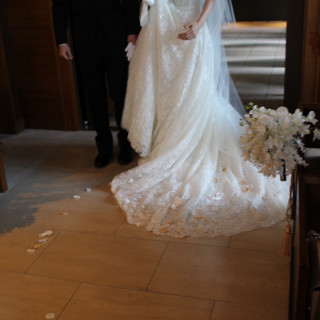 挙式の退場時の最後の礼