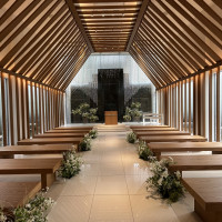 水が流れているのが印象的でした。