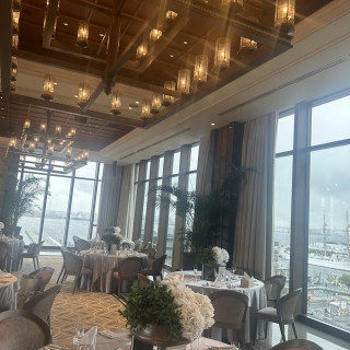 披露宴会場134名まで。ハーバールーム