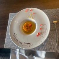 見学で試食をさせていただいた際のデザートプレートです