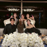 レインボーブリッジと東京湾を一望出来る披露宴会場