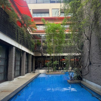 披露宴会場から外に出れ、リゾート感も感じられます。